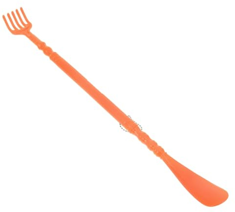 MOLUCKFU Chausse-pied avec Gratte-dos et Griffes de Massage pour Soulagement des Démangeaisons et Facilité Utilisation Outil Léger et Maniable pour Adultes