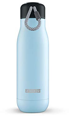 Zoku Borraccia da 530 ml, Acciaio Inossidabile, Azzurro, 7.2 x 7.2 x 24.4 cm