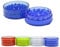 5 Part 60mm Plastic Tobacco Herb Grinder - 6 Colours