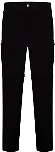 Dare 2b Tuned in II' Water Repellent Multiple Pockets Zip Off Walking Trousers Regular Length Trousers - Black, 32