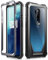 Poetic OnePlus 7 Pro Hülle - verstärkte, stoßfeste, transparente,umlaufende Schutzhülle mit integriertem Displayschutz, Guardian Series, Hülle für OnePlus 7 Pro (2019 Release), Schwarz/Klar