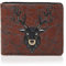 SHAGWEAR Mens Wallet, Coin Pocket, Card Slots - Elk Head
