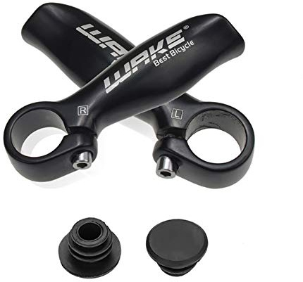 CYSKY Fahrradlenkerenden 22,2 mm Lenkerend-Sicherheitsgriffe aus Aluminiumlegierung mit 2 Lenkerendstoppern für MTB, Rennrad, Mountainbike