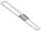 BRILONER - LED Deckenlampe dimmbar in Stufen, warmweiße Lichtfarbe, 18 Watt, 1600 Lumen, Lampe, Deckenleuchte, Wohnzimmerlampe, Schlafzimmerlampe, Küchenlampe, 110x12x5 cm, Aluminiumfarbig