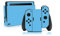 Pellicola protettiva per console di gioco Joy-Con e stazione di ricarica, set di protezione da graffi, autoadesiva, RX021 (n. 3 glitter azzurro)