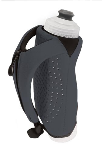Amphipod Hydraform Ergo-Lite Hand-Trinkflasche, BPA-frei, minimalistisch, isoliert, für Ultralaufen und Gehen, Anthrazit, 297 ml