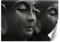 Feeby Vlies Fototapete Statue Von Buddha Meditation 200x140 cm Grau Tapeten Wandekoration Wohnzimmer Schlafzimmer Büro Flur Buddhismus Zen Spa
