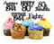 Gyufise 30 Pack Vintage 1945 Cupcake Toppers Glitter Cheers to 80 Fabulous Eighty Cupcake Picks 80th Birthday Wedding Anniversary Party Cake Decorations Supplies Black