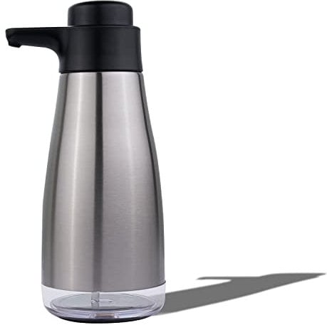 AIKE AK1062 Dispenser di Sapone da Cucina da 470 ml, Dispenser di Sapone Liquido in Acciaio Inossidabile, Utensili da Cucina