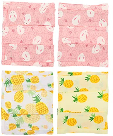 HEMOTON Lot de 4 coussinets de soutien-gorge en coton réutilisables pour port chimio et doux pour la peau, lavables pour la plupart des soutiens-gorge
