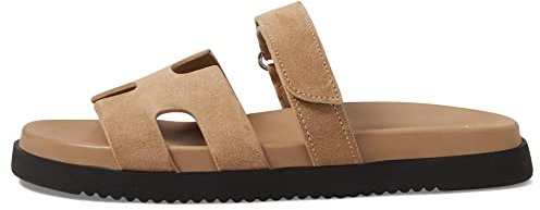Steve Madden Damen Mayven Schiebe-Sandalen, Braungrau-Taupe Suede, 37 EU