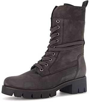 Gabor Damen Combat Boots, Frauen Stiefeletten,Wechselfußbett,Best Fitting