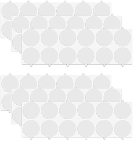 300 Stück Doppelseitige Klebepunkte, 20 mm Stark Haftende Transparente Klebepunkte Wachssiegel-Aufkleber spurlose runde Klebepunkte für Heimwerkerbedarf