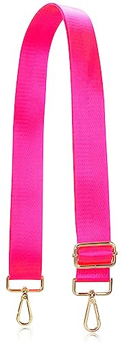 Allzedream Large sangle réglable de rechange pour sac à bandoulière ou sac à l’épaule, rose fluo, Medium, Moderne