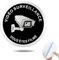SINMAO Panneaux sous Vidéosurveillance Signalisation Autocollants/Propriété Privéè de Protection（Métal Aluminium,Ø 10cm,Petit）/Panneau Propriété Privée Sous Video Surveillance