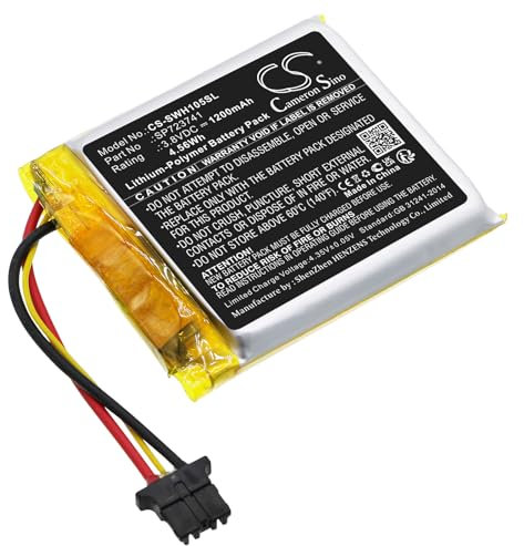 TECHTEK Battery 1200mAh compatible with [Sony] WF-1000XM5, WH-1000XM5 replaces SP723741