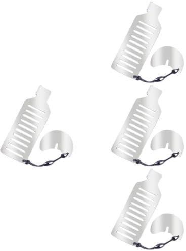 OSALADI 4 Stück Türschlossstopper Türstopper Haustürschloss Im Innenbereich Sicherheitsvorrichtungen Für Türen Türverriegelung Sicherheitstür Rostfreier Stahl Universität Tor Reisen