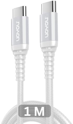 USB C to USB C Cable-USB Type C To Type C Fast Charging Cable for iPhone 15 & Samsung, Nylon Braided Phone Charger Cable for MacBook,15 Samsung S23/S22/S21, Ultra Pixel 7 6 Switch PS5