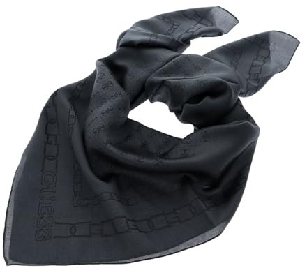 GUESS Kefiah Scarf Coal Logo