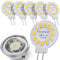 JAUHOFOGEI G4 LED 12V ac/dc 2 Watt ersatz für 20W Halogen Glühbirne - Mini Neutralweiß 4000K Rund Stiftsockel Lampen Birnen Einbaustrahler Einbauspot Spot Birne Stiftsockellampe 2W 6er