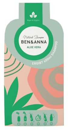 Ben & Anna Natural Aloe Vera Shampoo Flakes 2x 20g
