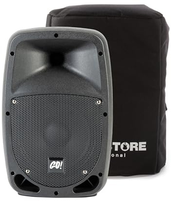 MUSIC STORE 8 Passives Lautsprecher Set, 100W RMS, 8 Ohm, 111 dB Peak SPL, Kunststoffgehäuse, Speaker Twist, 433x295x245mm