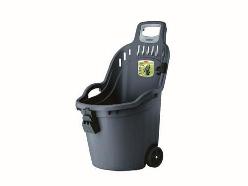 1PEZZO CARRIOLA MULTIUSO HELPY CART cm. 59,5x53X88,5 h col. grigio ferro