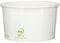 Monouso | 65 Tarrinas para Helados Ecológicas 100ml, Blancas, Sostenibles, Envases para Helados, Vasos para Postres, Tarrinas Desechables, Para Helados y Postres
