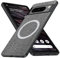 Galful Magnetische Handyhülle für Google Pixel 8 Pro 5G Hülle, Kompatibel mit MagSafe Stoff Schutzhülle Matte Weiches TPU Cover Anti-Fingerabdruck Kratzfeste Robust Case für Pixel 8 Pro-Grau