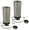 vhbw 2x Feinstaubfilter Ersatz für Holzmann 9120058378508 für Absauganlage - Feinstaub-Filterpatrone mit Reinigungsbürste