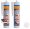 Triplesil Premium Silikon Dichtstoff –2x310 ml White Silikon für Sanitär und Außenbereich-UV & Weather Resistant-silicone sealant for outdoor and indoor-Sanitary & construction Silicone(2x white)