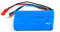 7.4V 3000-mAh 2S Lithium-Ionen Akku, Wiederaufladbarer 18650 Li-Ion Akkupack Batterie m. JST-Stecker f. Modellbau, RC Fahrzeug, Hubschrauber, Drohne, Auto, Monstertruck, Bagger, Boot, Buggy, Spielzeug