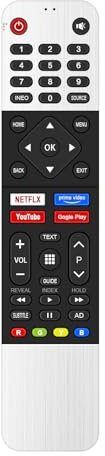 VINABTY Neu Fernbedienung Ersatz ErsatzFernbedienung für Metz TV 2MTC6000Z 32MTC6000 32MTC6110Z 40MTC6110Z 42MTC6000 42MTC6000Z Remote Controller