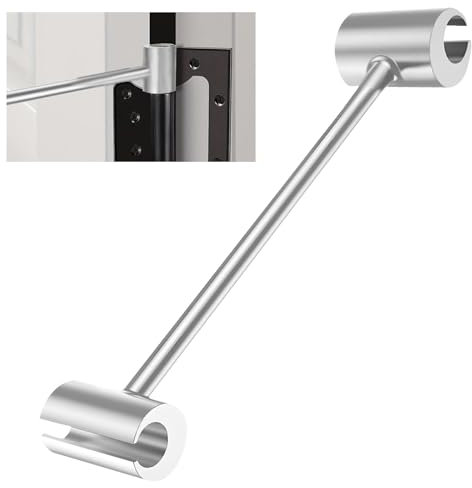 Huakaile Steel Hinge Gap Adjusting Wrench, 23-25 mm Door Hinge Adjustment Tool, Adjustable Door Hinge Repair Spanner for Installation Residential Commercial (Large)
