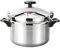 Olla de cocina de 3 L, olla a presión de aleación de aluminio con válvula de seguridad, clásica olla para cocina y restauración, para la mayoría de los tipos de placas (7L)