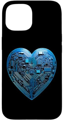 iPhone 15 Valentine Motherboard Microchip Circuit IT Computer Graphic Case