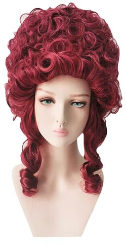Damen Cosplay Perücke Für 18. Jahrhundert Barock Marie Antoinette Curly Wave Perücken Kostüm Halloween Party Show Event Konzerte