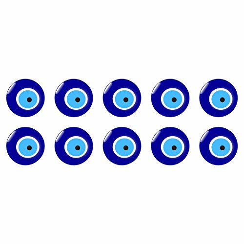 10er Set Nazar Boncuk Blaues Auge Evil Eye Sticker Aufkleber Auto Laptop Handy Türkiye