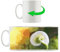 Wunderschöne weiße Calla Lilie Blüte Kunst Pinsel Effekt, Motivtasse aus weißem Keramik 300ml, Tolle Geschenkidee zu jedem Anlass. Ihr neuer Lieblingsbecher für Kaffe, Tee und Heißgetränke