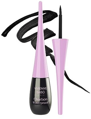 Vivienne Sabo - Waterproof Liquid Eyeliner Charbon, Farbe:Schwarz