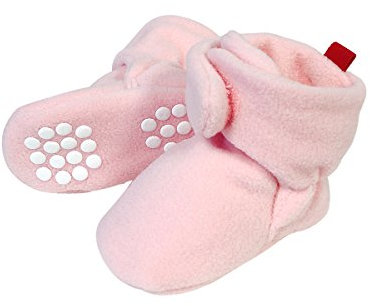 Wrapables Fleece Baby Booties with Anti-Skid Bottoms