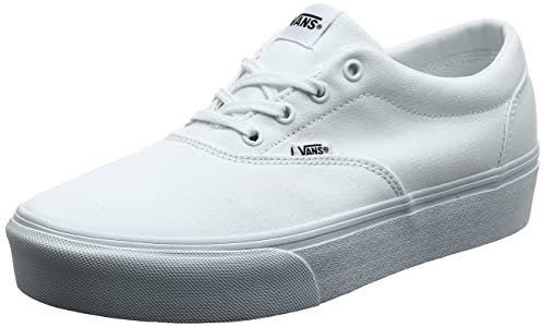 Vans Doheny Platform, Sneaker Donna, Canvas White, 37 EU