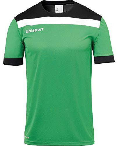 uhlsport Kinder Offense 23 Trikot, grün/Schwarz/Weiß, 140