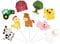 WERNNSAI 36 Stück Bauernhof Cupcake Toppers – Bauernhof Geburtstags Kuchen Deko Kinder Scheune Tractor Tortendeko Cupcake Toppers Kuchendekoration Geburtstagsparty Dekoration Zubehör