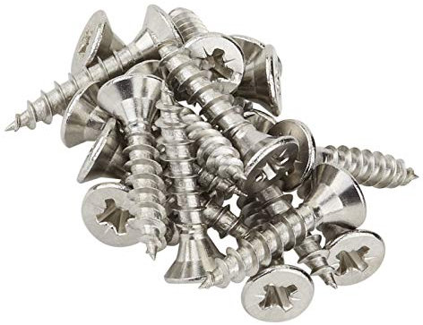 SOTECH 1 juego de tornillos de fijación 3 x 16 mm de acero inoxidable para bisagra de barra de 1000 mm bisagra de piano bisagra de capota