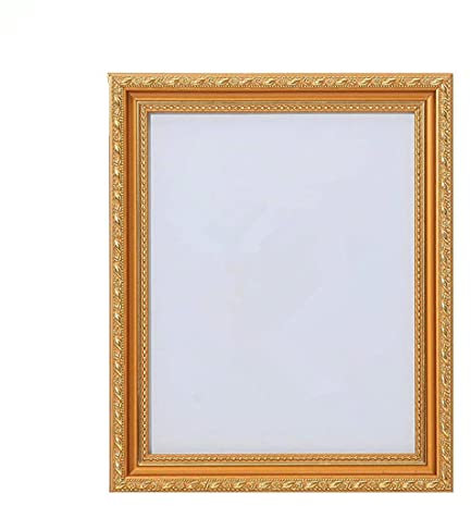 Shukqueen Cadre photo pour mur, 40 x 50 cm, doré, compatible avec peinture diamant, 40 x 50 cm