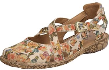 Josef Seibel Damen Riemchensandalen Rosalie 13,Weite G (Normal),Sommersandalen,Sommerschuhe,Freizeitschuhe,beige-Multi,39 EU