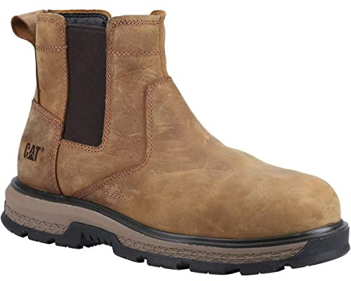 Cat Footwear Exposition Chelsea, Stivali per lavori industriali Uomo, Marrone, 42 EU