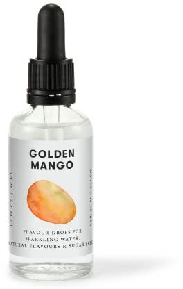 Flavour Drops Aarke pour eau pétillante, Arôme Golden Mango, 50 ml