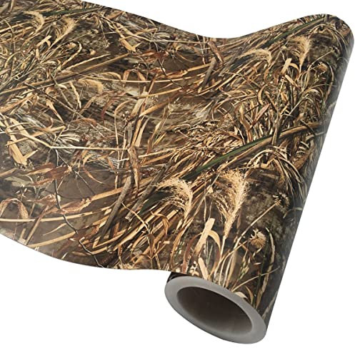 Queenbox Rouleau de film autocollant en vinyle pour voiture, motif camouflage d'érable forêt 10 x 1 m